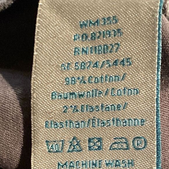 Boden Straight Leg Gray Chino Pants Women’s Size 6 Stretch Cotton Blend - Picture 6 of 6